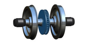 comprar 1-1450 mm Diâmetro da roda, conjuntos de rodas de vagões ferroviários e sistemas de carrinhos com conformidade com a norma EN 13260/13262 online manufacture