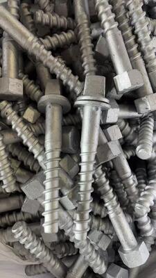 comprar resistente à corrosão picos de parafuso galvanizados a quente perfeitos para fixação de trabalho pesado em materiais de madeira, metal e concreto online manufacture