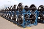 45 únicas rodas flangeadas de aço do trilho, rodas de aço da estrada de ferro para o ODM do calibre de 900mm