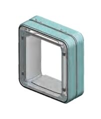 Passarela tipo A do trem do metrô