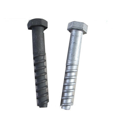 Parafusos hexadecimais e quadrados de caminhos-de-ferro