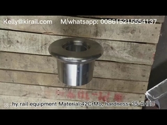 45steel 1450mm Steel Rail Wheels For 550mm Railway 560HB Hardness