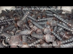 Espinhas de parafuso ferroviário