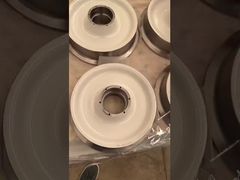 Rodas de aço para trilhos com proteção de revestimento