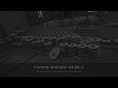 Rodas ferroviárias, eixos, rodados, carrinhos ferroviários e componentes ferroviários personalizados