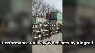 Rodados ferroviários de alto desempenho da Kingrail